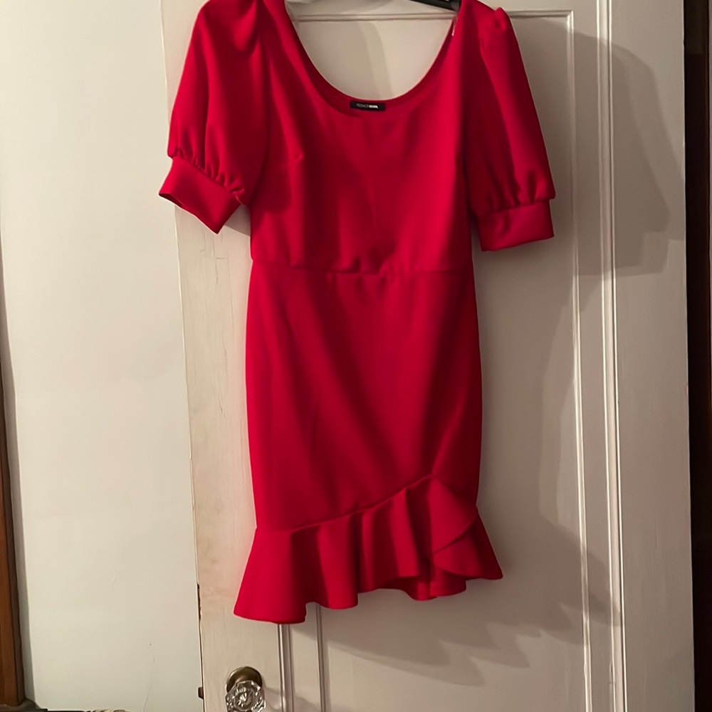 Red dress
